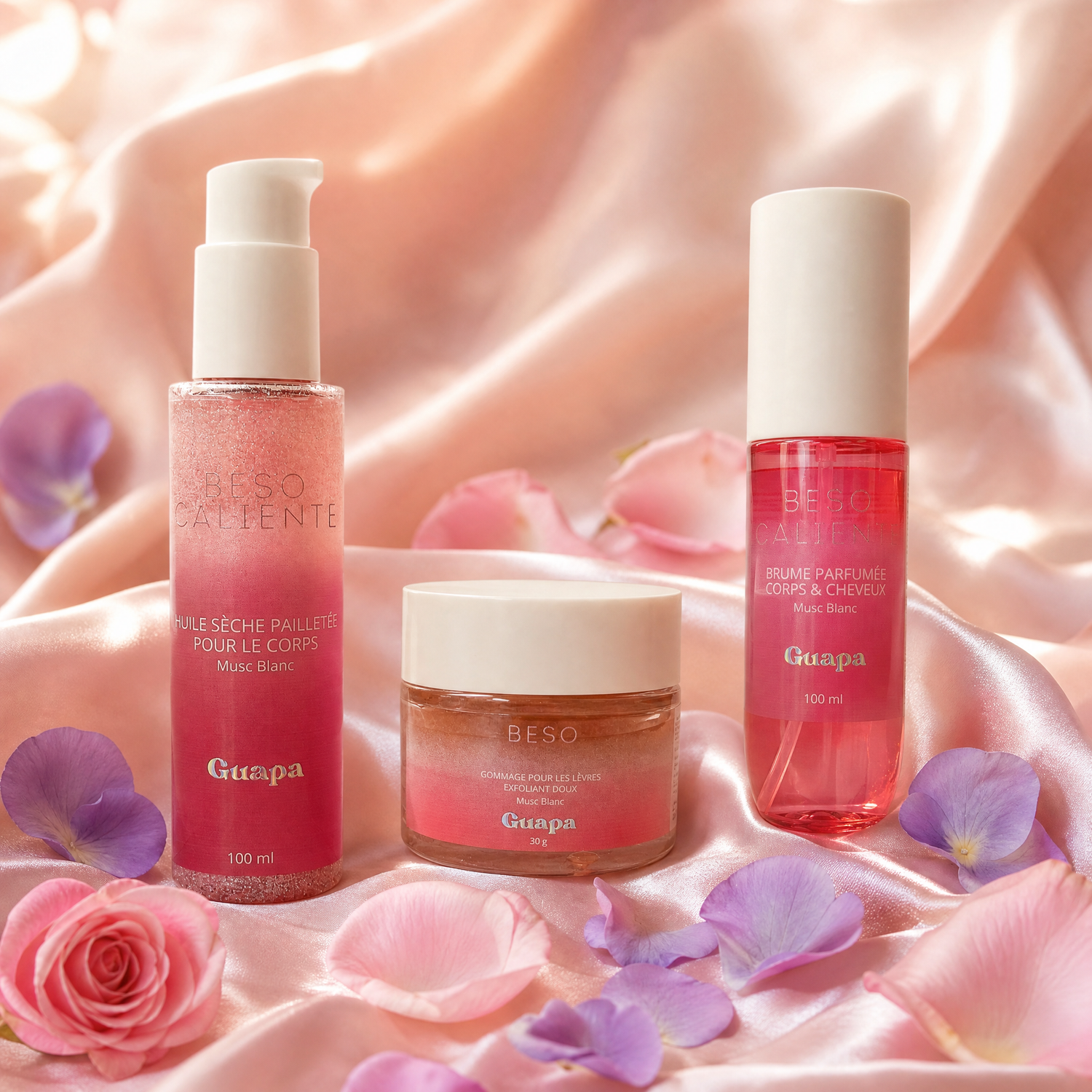 Set soins « Noche de Luz » - GUAPA - Musc Blanc