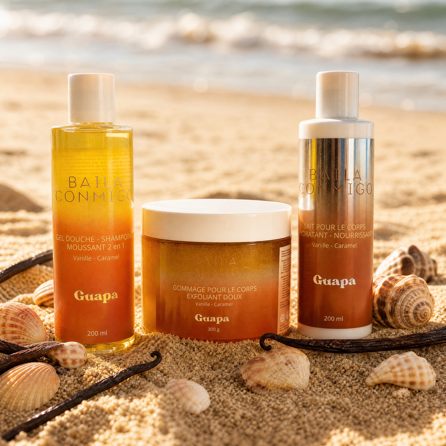 Set corps « Piel Suave » - GUAPA - Vanille Caramel