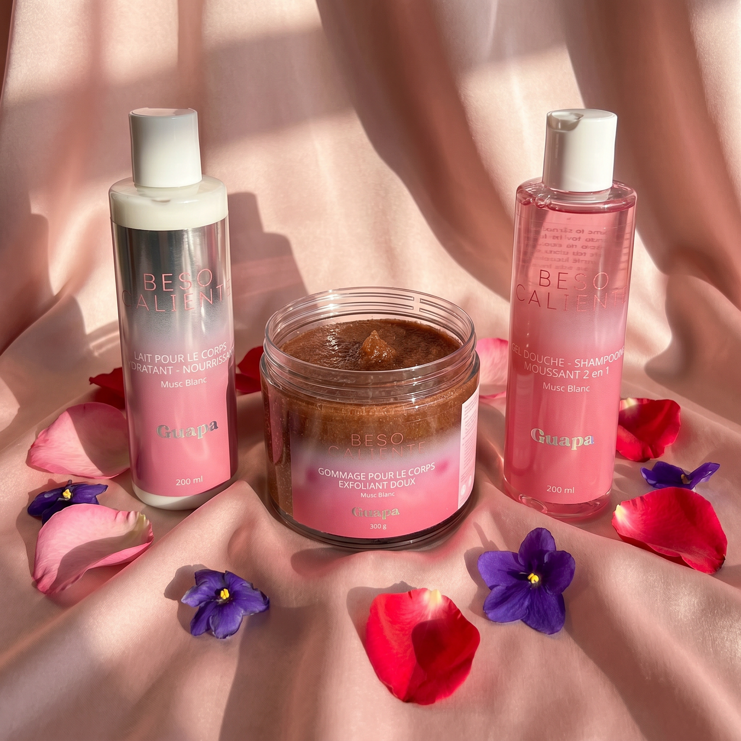 Set corps « Piel Suave » - GUAPA - Musc Blanc