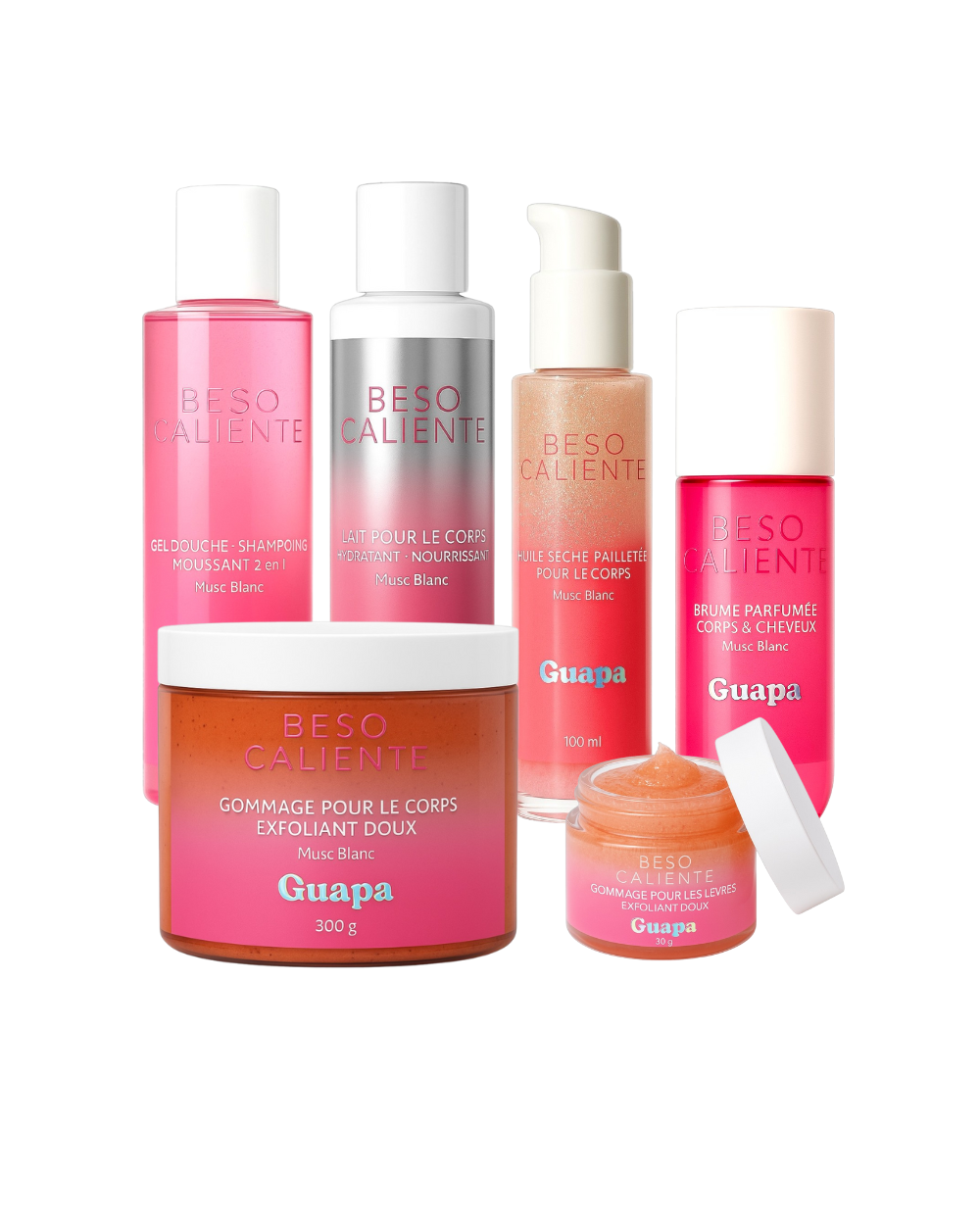 Set complet Bomba Latina - GUAPA - Musc Blanc